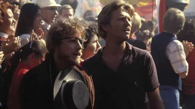 Heard pictured with Jeff Bridges in the 1981 thriller Cutter's Way