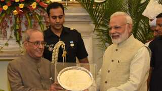 It was an honour to witness you receive Bharat Ratna: PM Modi to Pranab Mukherjee