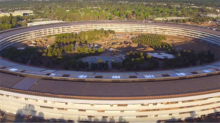 New video shows Apple's 'spaceship' campus almost ready