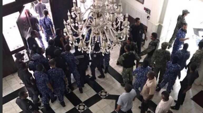 Maldives Parliament lockdown: Military acted on request, says parliament secretariat Maldives Parliament lockdown: Military acted on request, says parliament secretariat