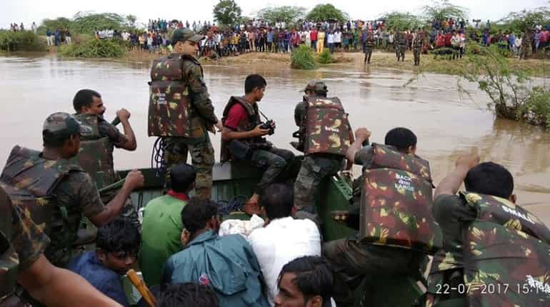 India: Gujarat CM dials PM Modi as flood situation spirals across western state