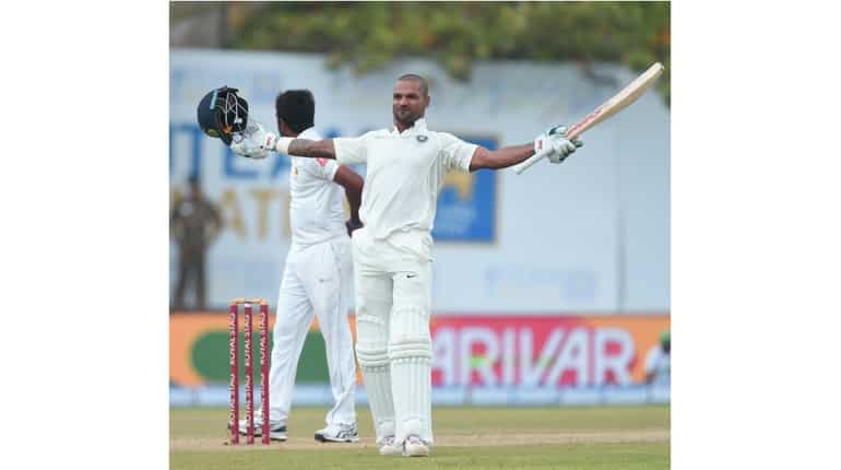 Shikar Dhawan's ton