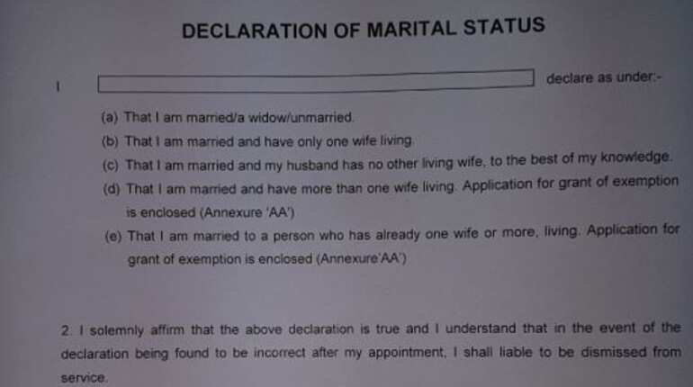 Patna IGIMS finally removes 'virgin' from marital status form, other declarations still remain