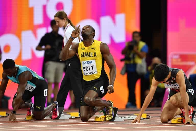 Bolt's sole hiccup