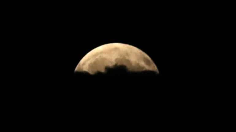 Lunar Eclipse in Varanasi