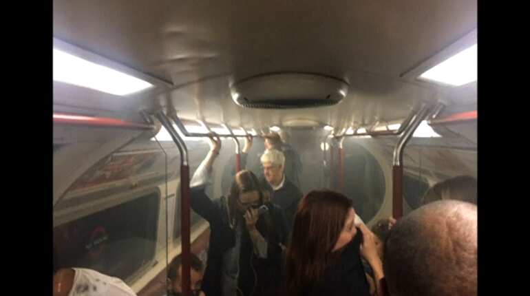 British firefighters investigate reports of smoke at London's Oxford Circus station