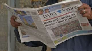 Strike call by opposition leader ignored as Kenyans report to work