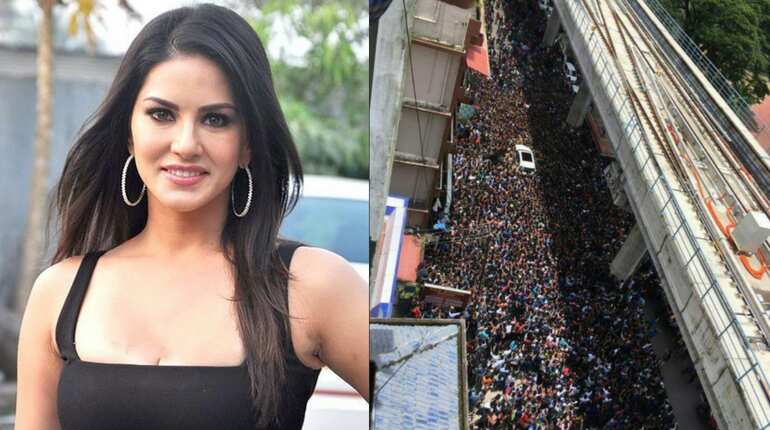 Sunny Leone goes to Kochi, which goes berserk Sunny Leone goes to Kochi, which goes berserk