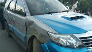 West Bengal Congress chief Adhir Ranjan Chowdhury escapes unhurt after his car is hit by container