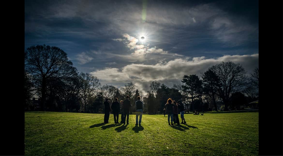 Partial solar eclipse on September 11, 2007