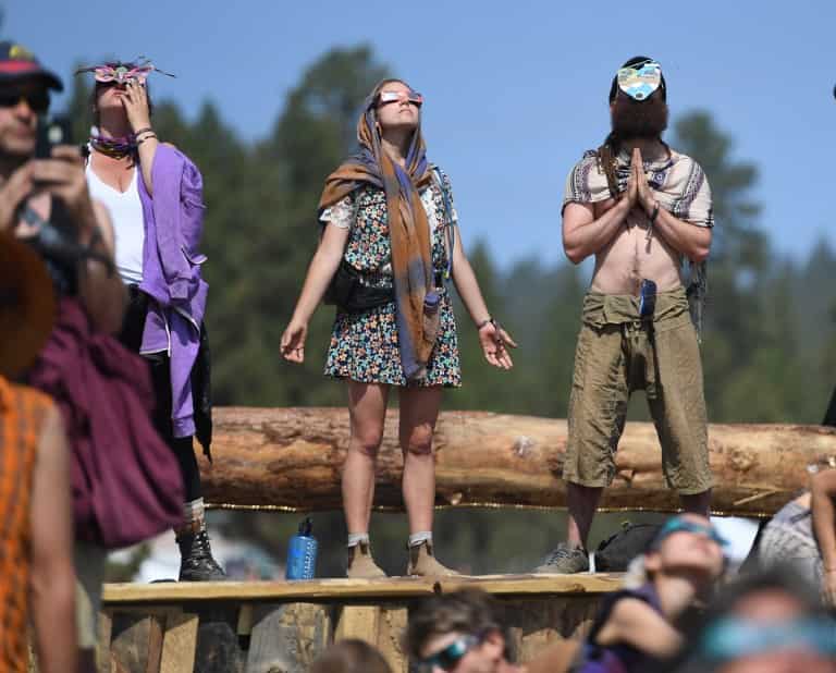 America had a mini-festival with enthusiasts coming out in massive numbers to watch the eclipse