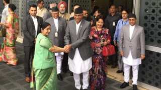 Nepal PM Sher Bahadur Deuba arrives in India on 5-day visit
