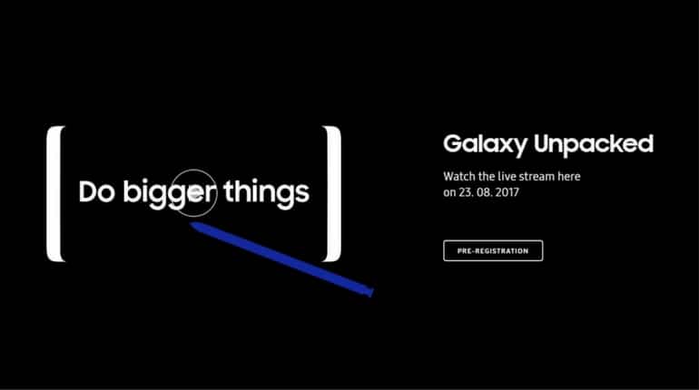 Samsung to launch Galaxy Note 8