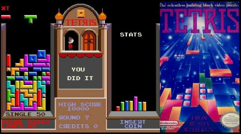 Tetris- PC game from 1984