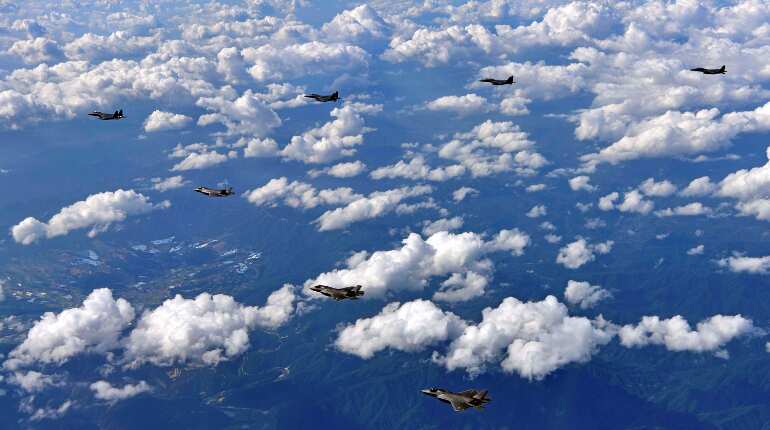 US fighter jets intercept Russian bombers in international airspace off Alaska