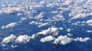 US fighter jets intercept Russian bombers in international airspace off Alaska