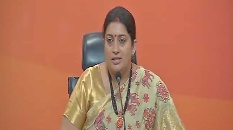 WATCH: Smriti Irani responds to Rahul Gandhi