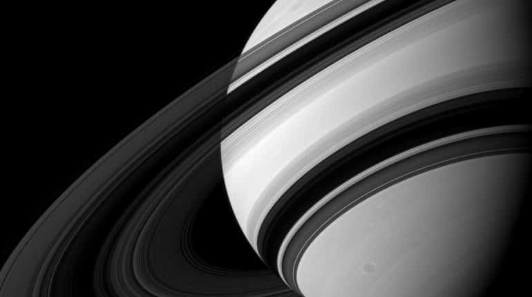 The dwarf Tethys from NASA's Cassini spacecraft (Source: NASA/JPL-Caltech)
