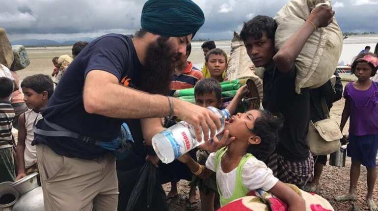 Khalsa aid starts langar sewa for Rohingya refugees in Bangladesh