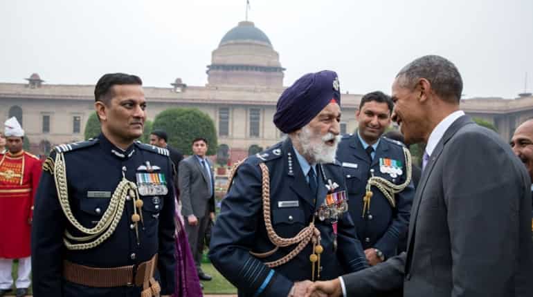 State funeral for Marshal of Indian Air Force Arjan Singh tomorrow, flag to fly at half-mast