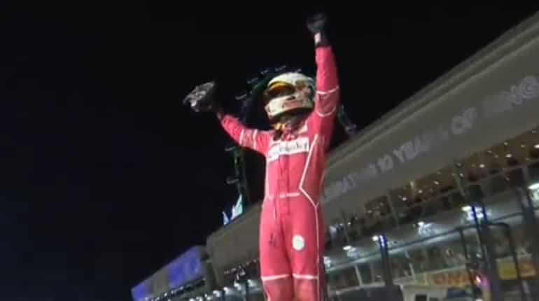 Vettel takes pole at Singapore Grand Prix Vettel takes pole at Singapore Grand Prix