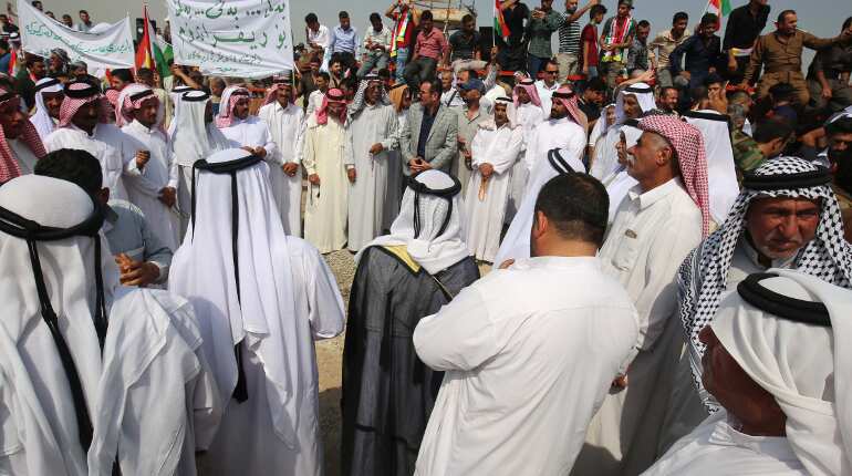 Police deployed in Iraq's Kirkuk as tensions rise ahead of independence vote