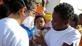 Rescued migrants say lucky to dodge Libyan coastal clampdown