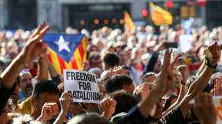 Spanish police raid Catalan government to halt independence referendum
