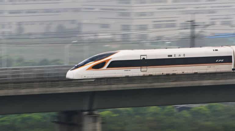 China's high speed train largest in the world