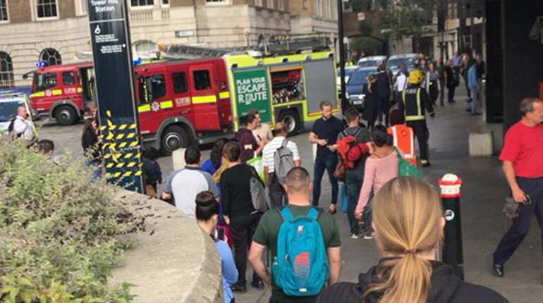 Fire causes panic in London Underground station: Report Fire causes panic in London Underground station: Report