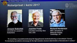 Chemistry Nobel awarded to Jacques Dubochet, Joachim Frank, and Richard Henderson