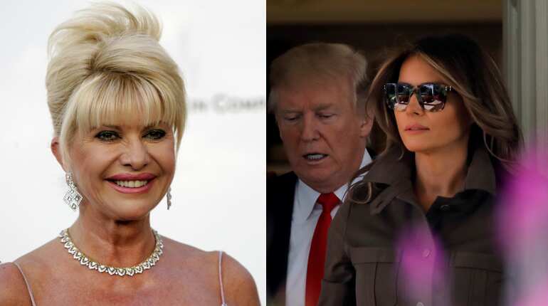 Ex factor: Ivana Trump says she is basically 'first lady', Melania responds 'no substance to statement' Ex factor: Ivana Trump says she is basically 'first lady', Melania responds 'no substance to statement'