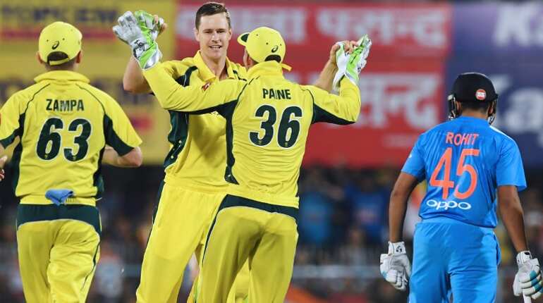 Behrendorff  dismisses Rohit