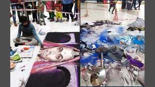 'Padmavati's' colour decoration vandalised in Surat; 'disgusting' tweets Deepika Padukone
