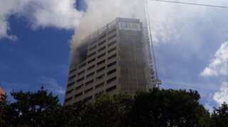 Watch: Fire at LIC building in Kolkata, no casualties