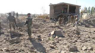 Taliban attacked a military base in Afghanistan, killing three