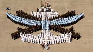 Defence minister Nirmala Sitharaman celebrates Diwali at Andaman & Nicobar air base