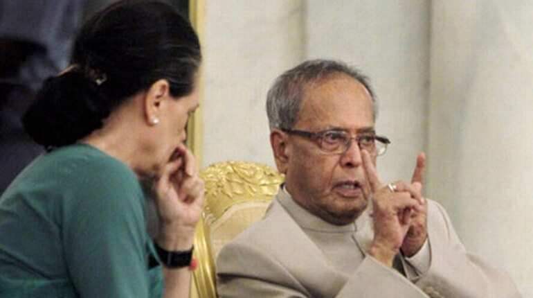 Pranab Mukherjee recalls 'emotional farewell' by Sonia Gandhi