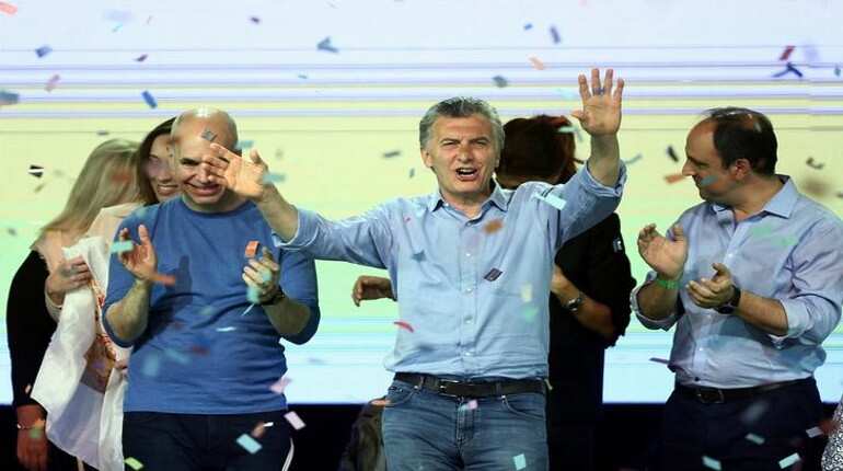 Argentina's President Mauricio Macri's center-right wins crucial mid-term poll