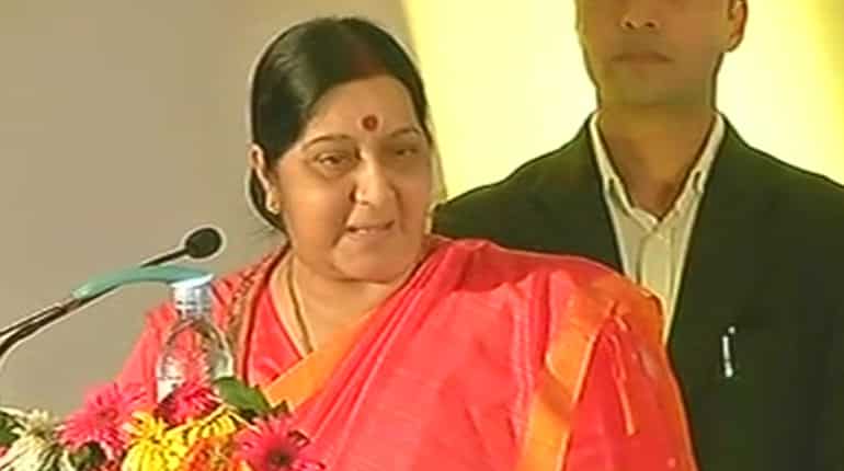 Bangladesh comes first in India's Neighbour First policy: Sushma Swaraj in Dhaka Bangladesh comes first in India's Neighbour First policy: Sushma Swaraj in Dhaka
