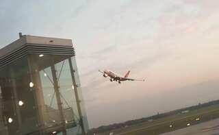 Air Berlin pilots perform low fly-by, suspended