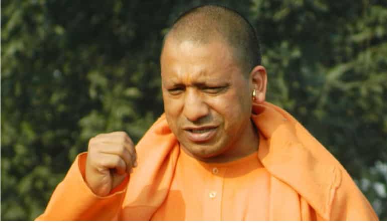 Amid raging controversy Adityanath visits Taj Mahal