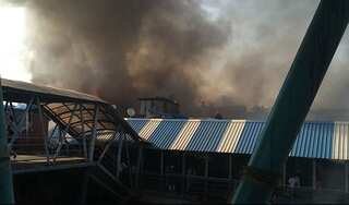 Fire outside Mumbai's Bandra station brought under control