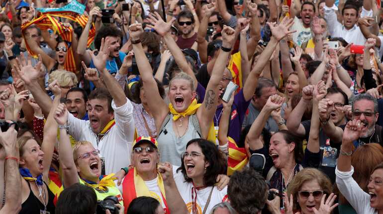 Spain sacks Catalan government after region declares independence