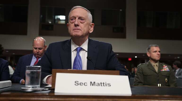 Mattis warns 'massive' response to North Korea nuclear weapon use