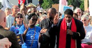 Rev Barber leads a moral crusade for justice in the US