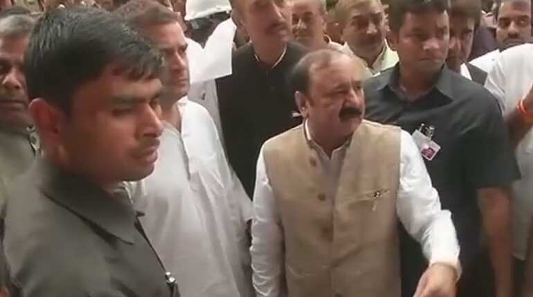 Rahul Gandhi visits NTPC plant, demands investigation in boiler explosion