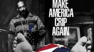Snoop Dogg stands over Trump's 'dead body' on new album cover, deletes photo later
