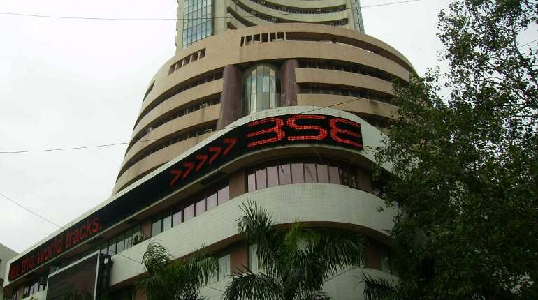 Sensex slips from record level, down 97 points Sensex slips from record level, down 97 points