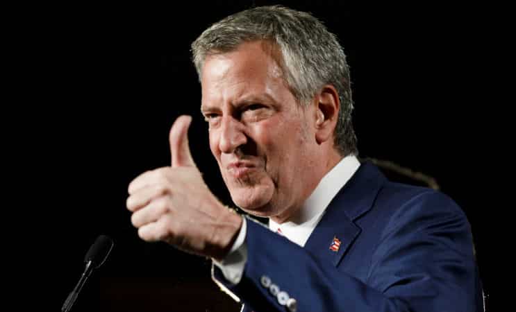 De Blasio wins New York City mayoral election De Blasio wins New York City mayoral election
